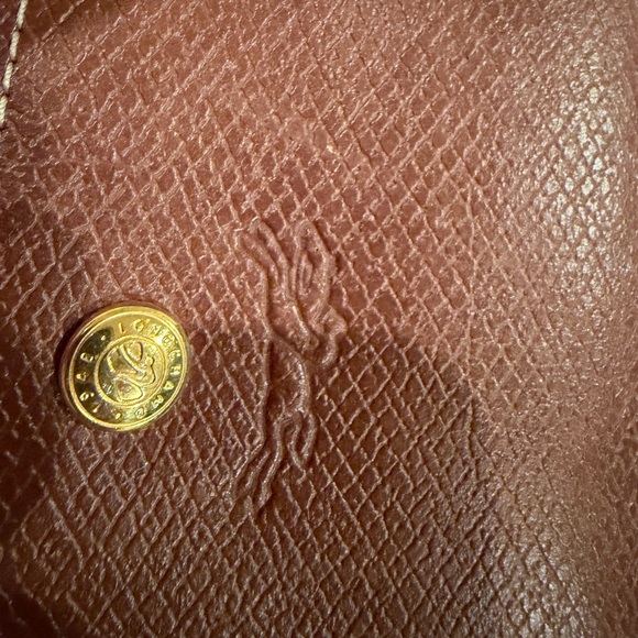 Elegant Longchamp Brown and Pink Women's Handbag long straps - Picture 10 of 10